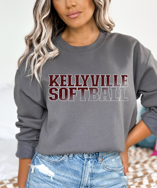 Kellyville Softball Diamond WHITE (Gildan)