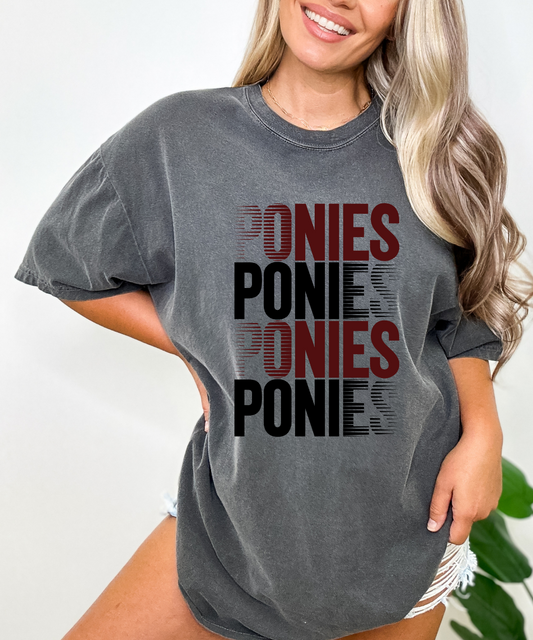 Stacked Ponies (Comfort Colors)
