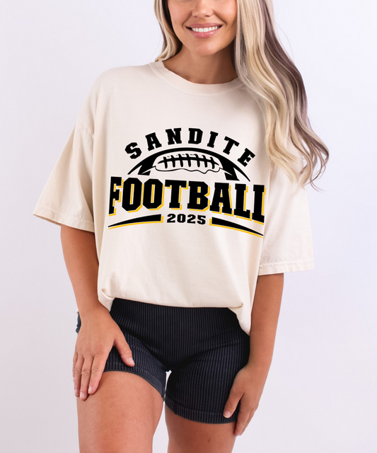 Sandite Football 2025 (Comfort Colors)
