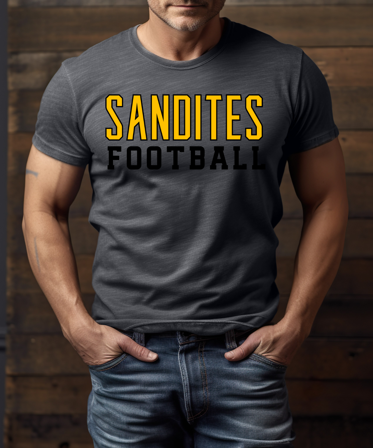 Sandite Football Tackle (Comfort Colors)