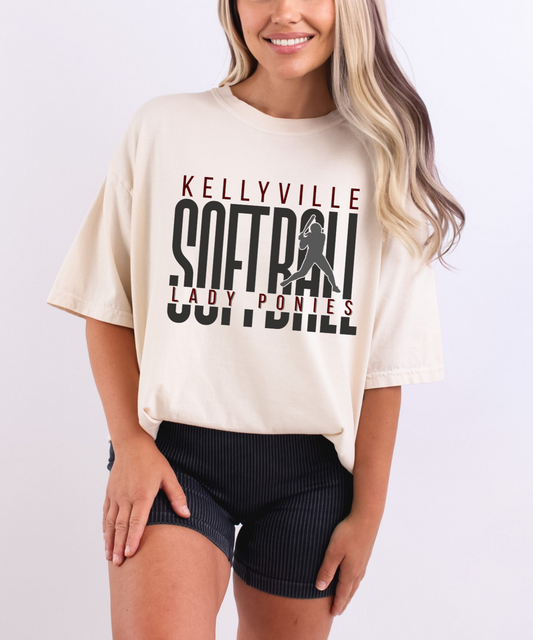Lady Ponies Softball (Comfort Colors)