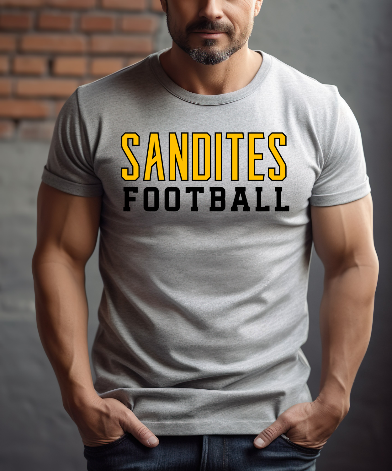 Sandite Football Tackle (Comfort Colors)