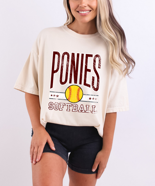 Ponies Softball All-Star (Comfort Colors)