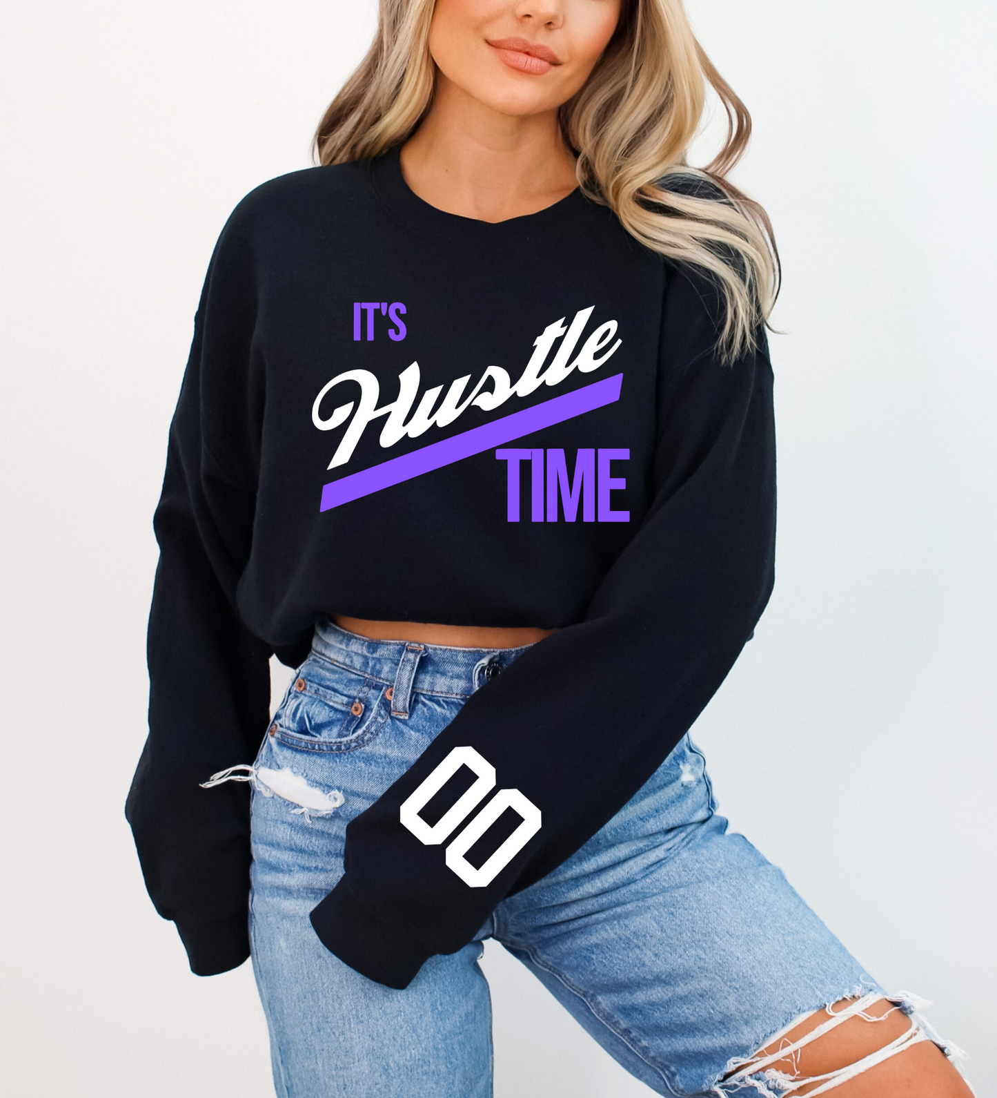 It's Hustle Time PURPLE (Gildan)