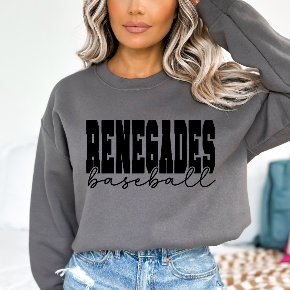 Renegades Baseball BLACK (Gildan)
