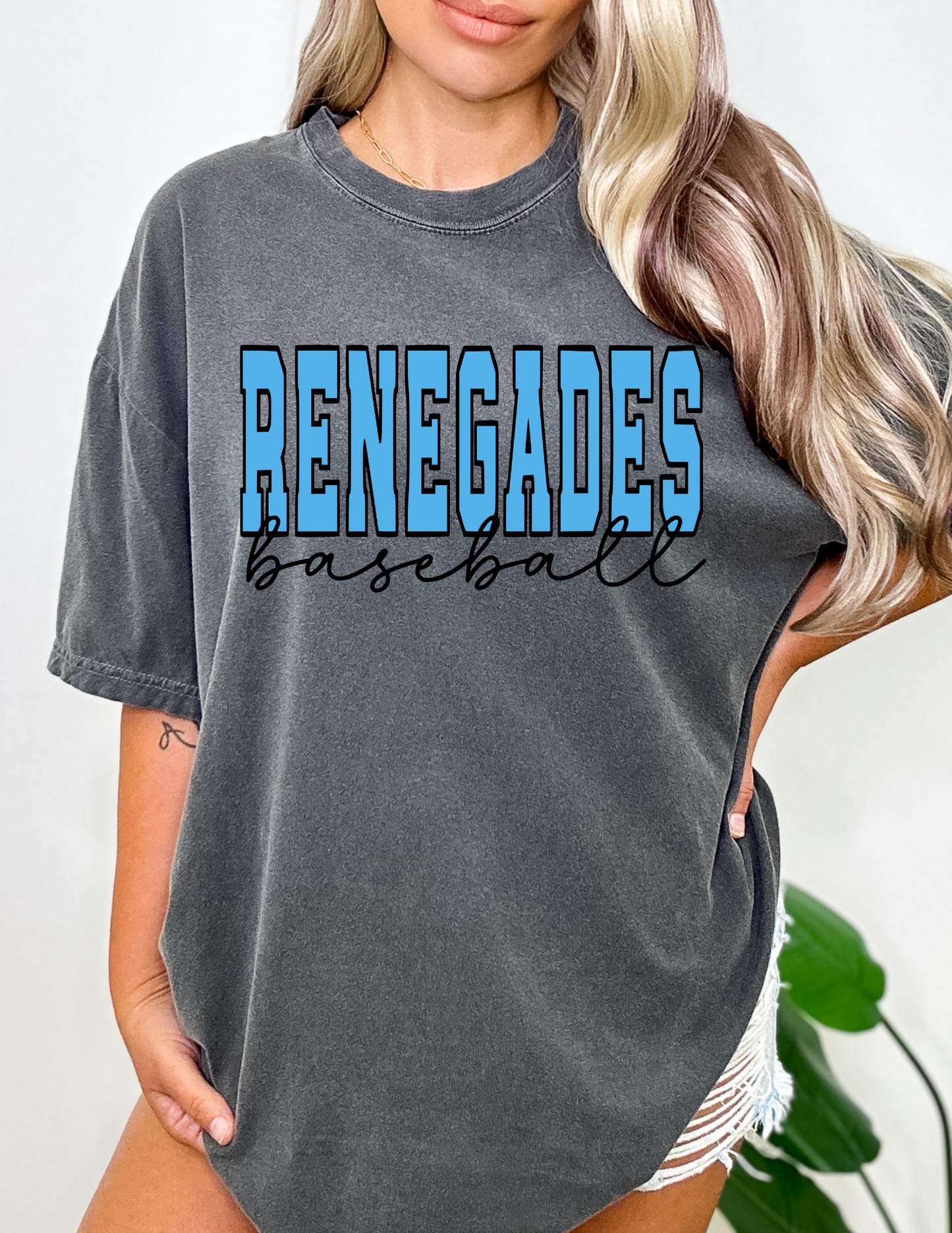 Renegades Baseball BLUE (Comfort Colors)