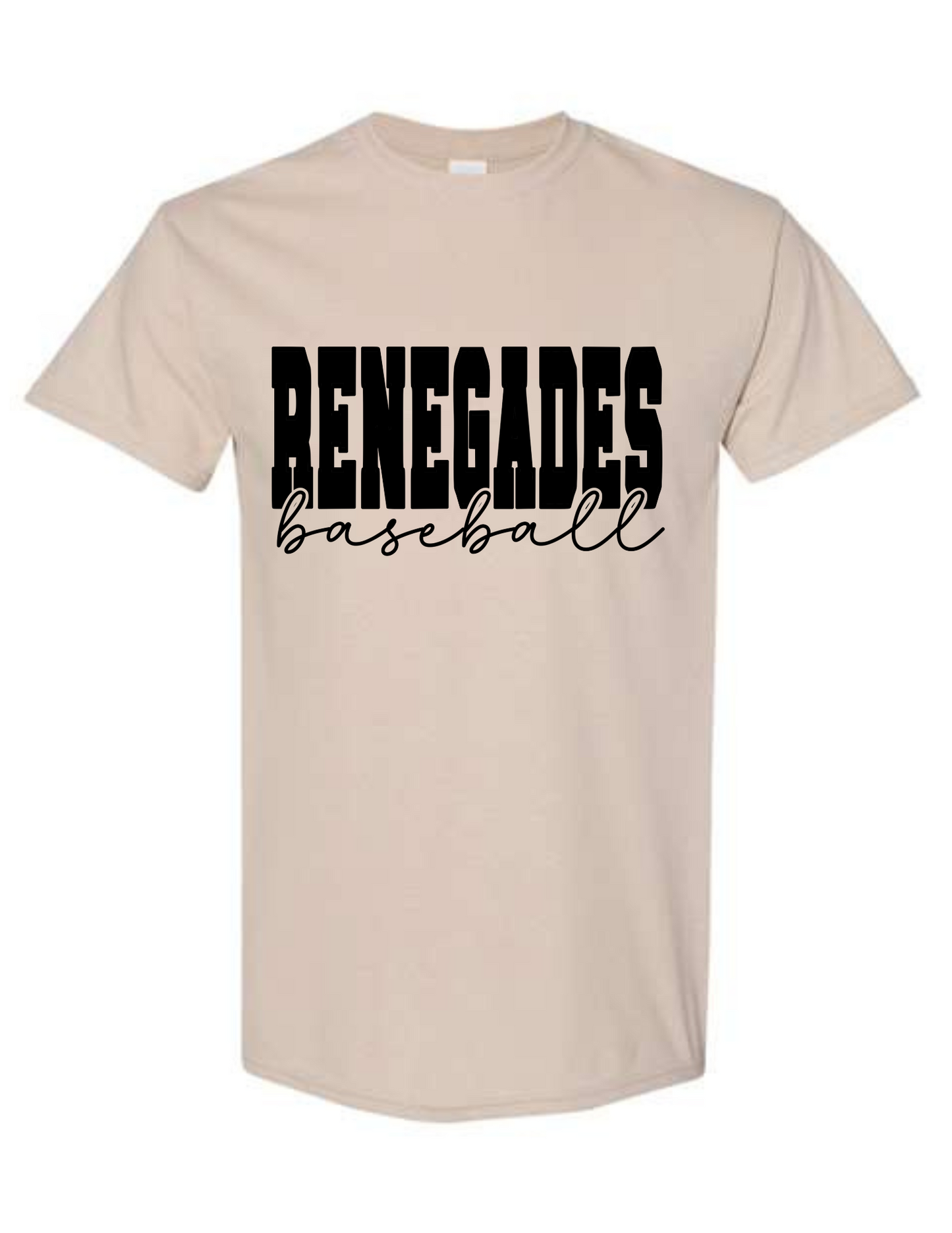 Renegades Baseball BLACK (Gildan)